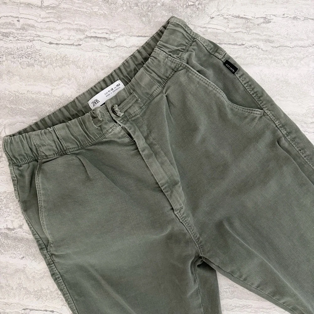 ZARA Boys Stretch Pleated Pants